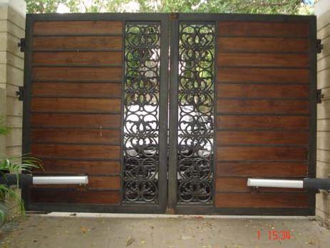 Wrought Iron Swing Gate Door